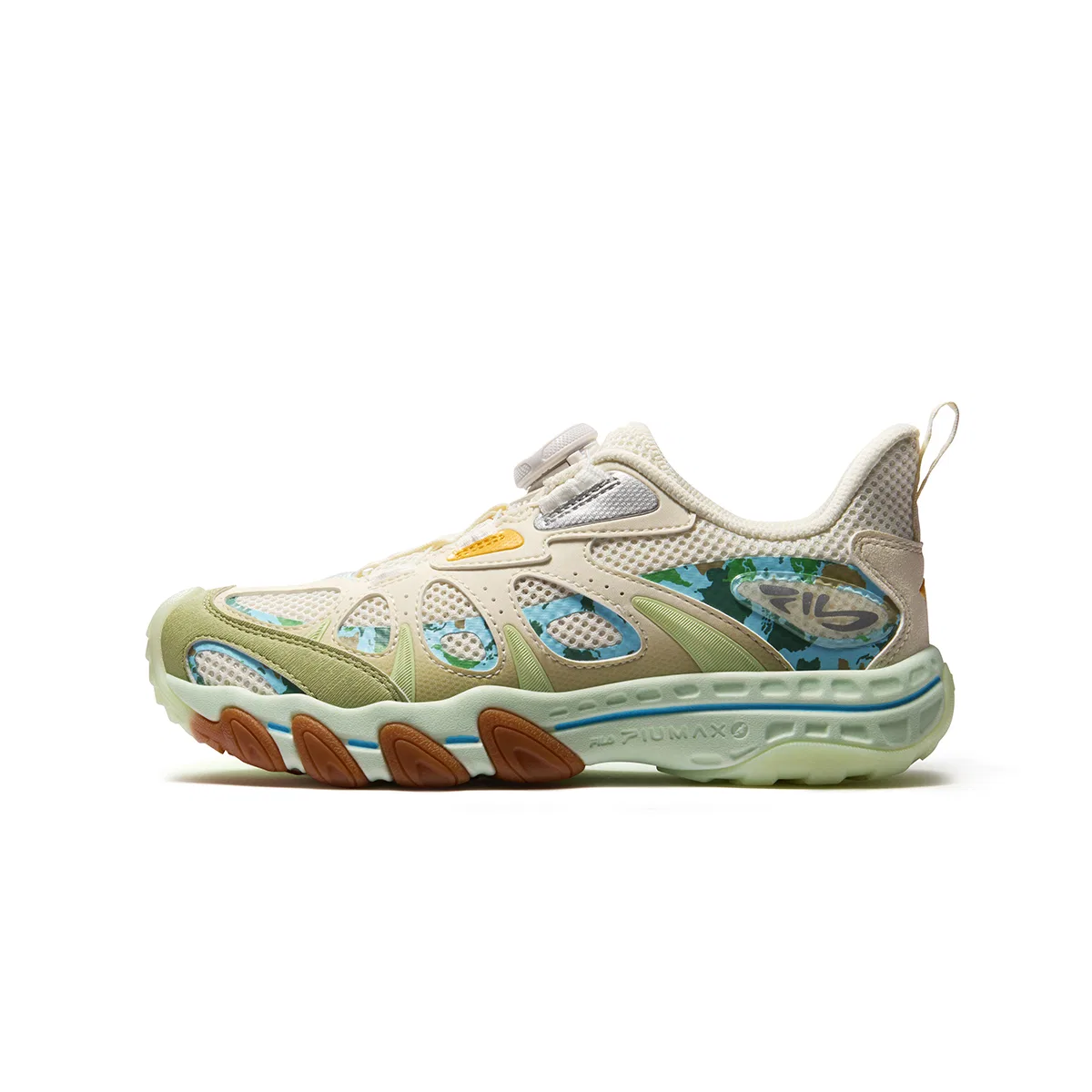 Детские кроссовки для активного отдыха FILA KIDS Performance FPF Antique White/Pear Tree Green