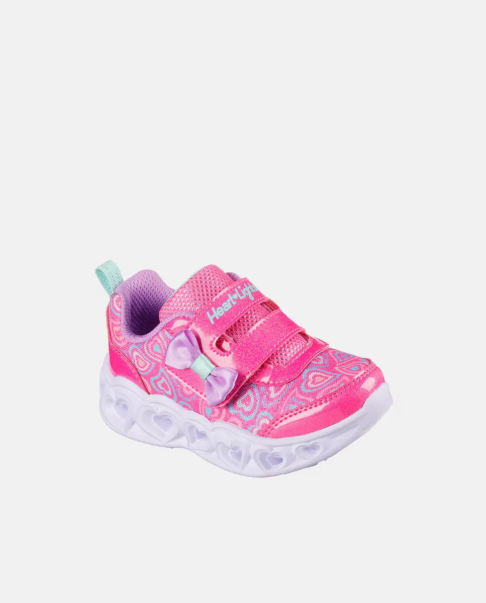 

Спортивные туфли для девочки с подсветкой Skechers, розовый