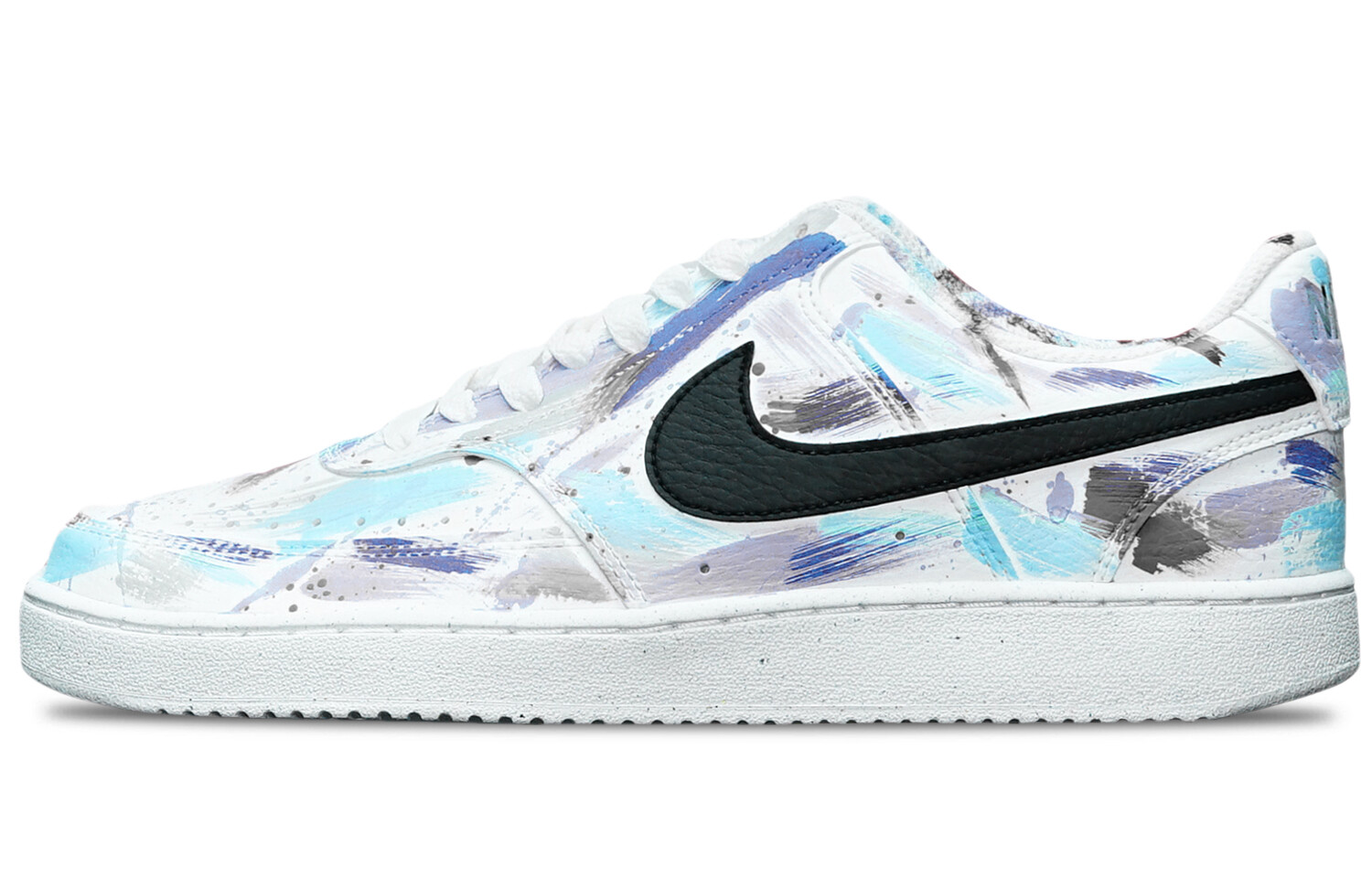 

Кроссовки Nike Court Vision 1 Skateboard Shoes Men Low-Top Blue Gray/Black