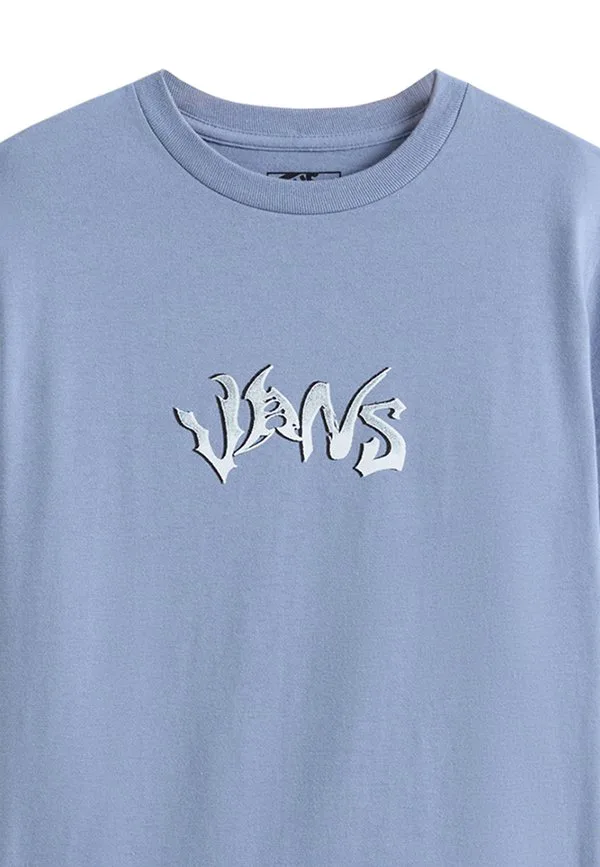 Футболка с принтом в виде диких кругов Vans, Medium Blue — фото 3