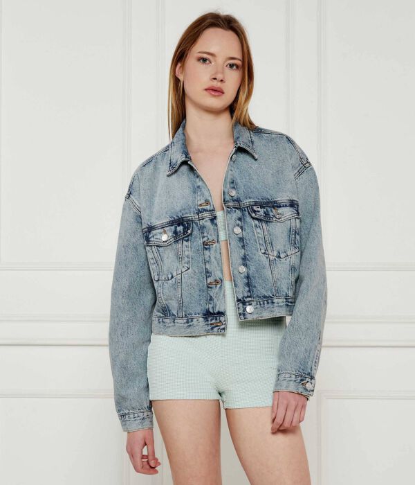 

Джинсовая куртка bi6012 Oversize fit Tommy Jeans, синий