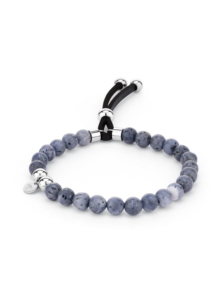 

FYNCH-HATTON Браслет из голубого губчатого коралла, серебряный