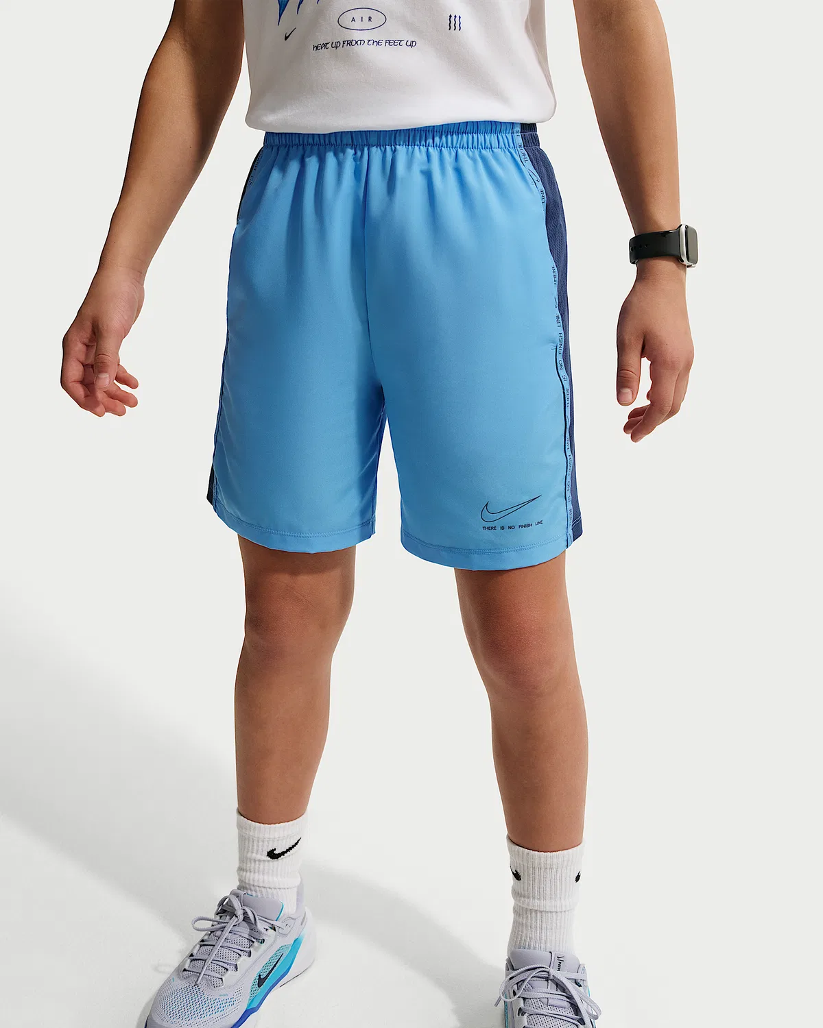 Детские шорты Nike Sportswear Multi Dri-FIT, University Blue/Mystic Navy/Mystic Navy — фото 2