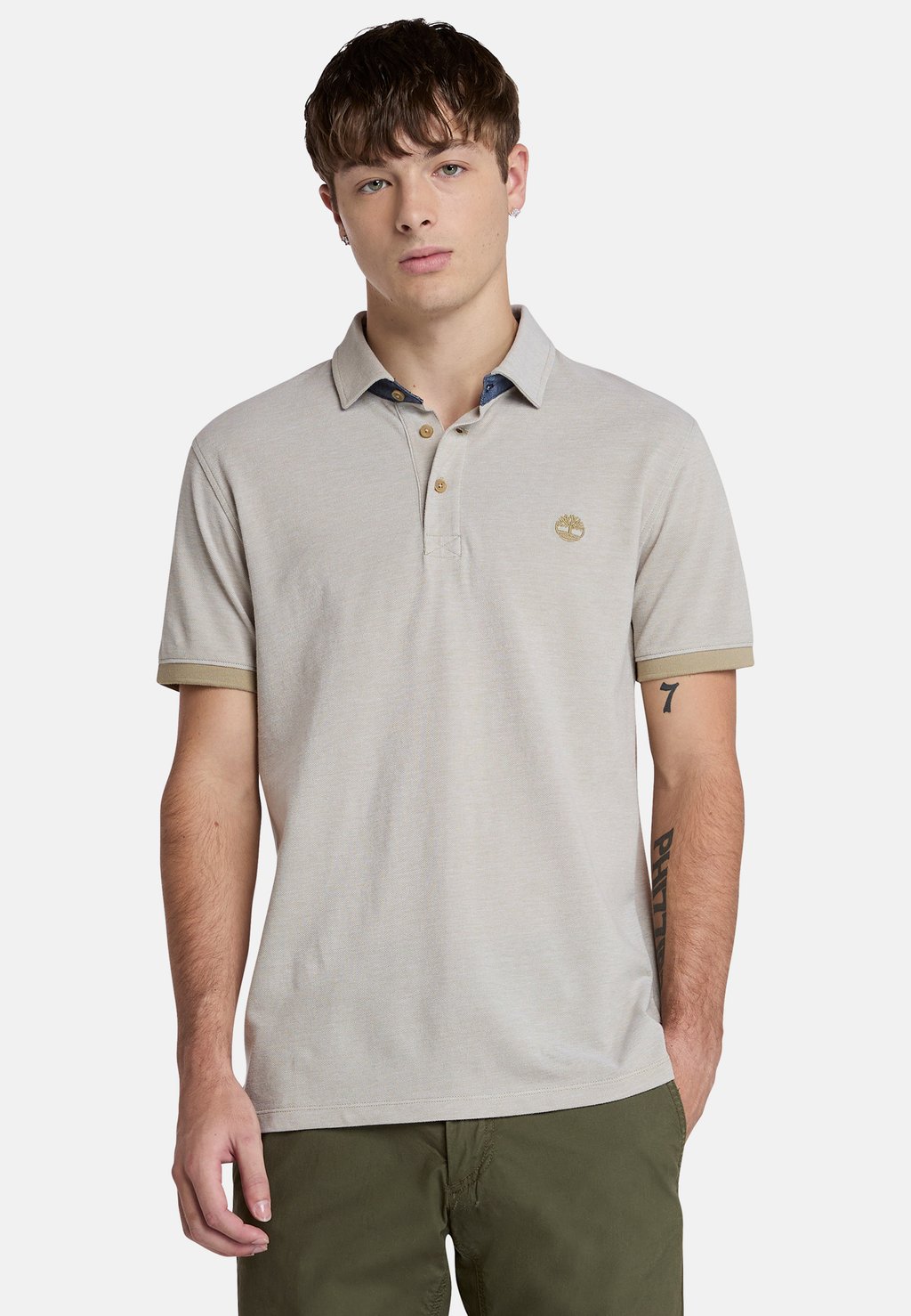

Рубашка поло OXFORD SHORT SLEEVE Timberland, светло-коричневый