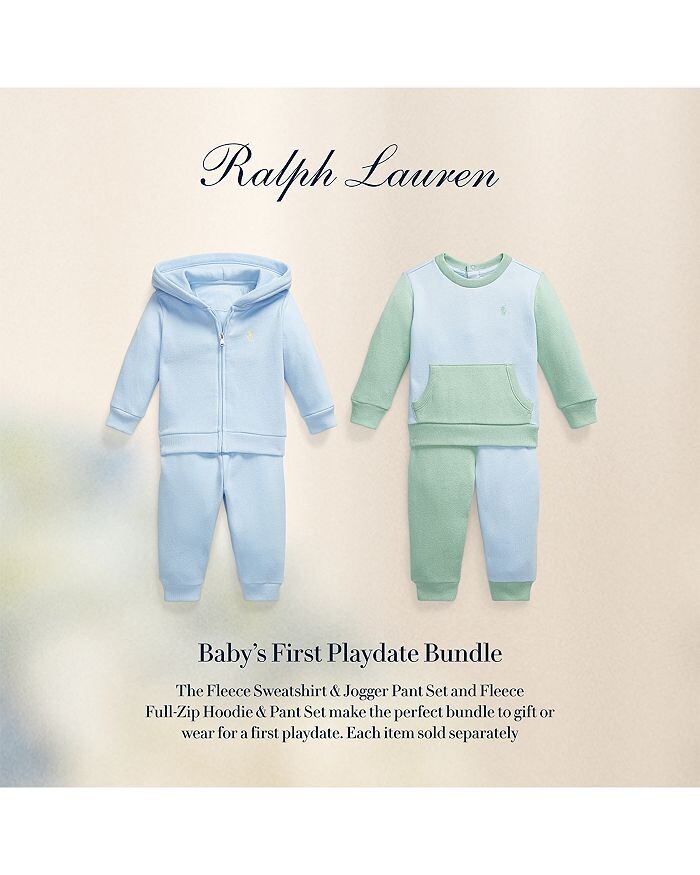 Комплект из худи и спортивных штанов для мальчиков Ralph Lauren – для малышей, синий — фото 3