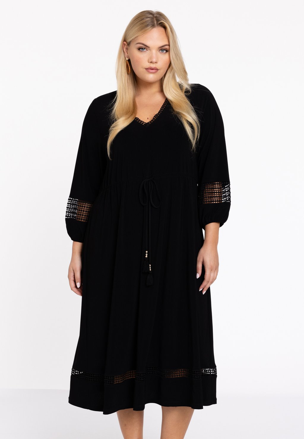 

Повседневное платье WAIST STRING YOEK, черный