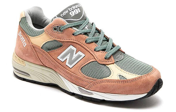 Кроссовки patta x 991 сделано в англии New Balance, розовый — фото 3