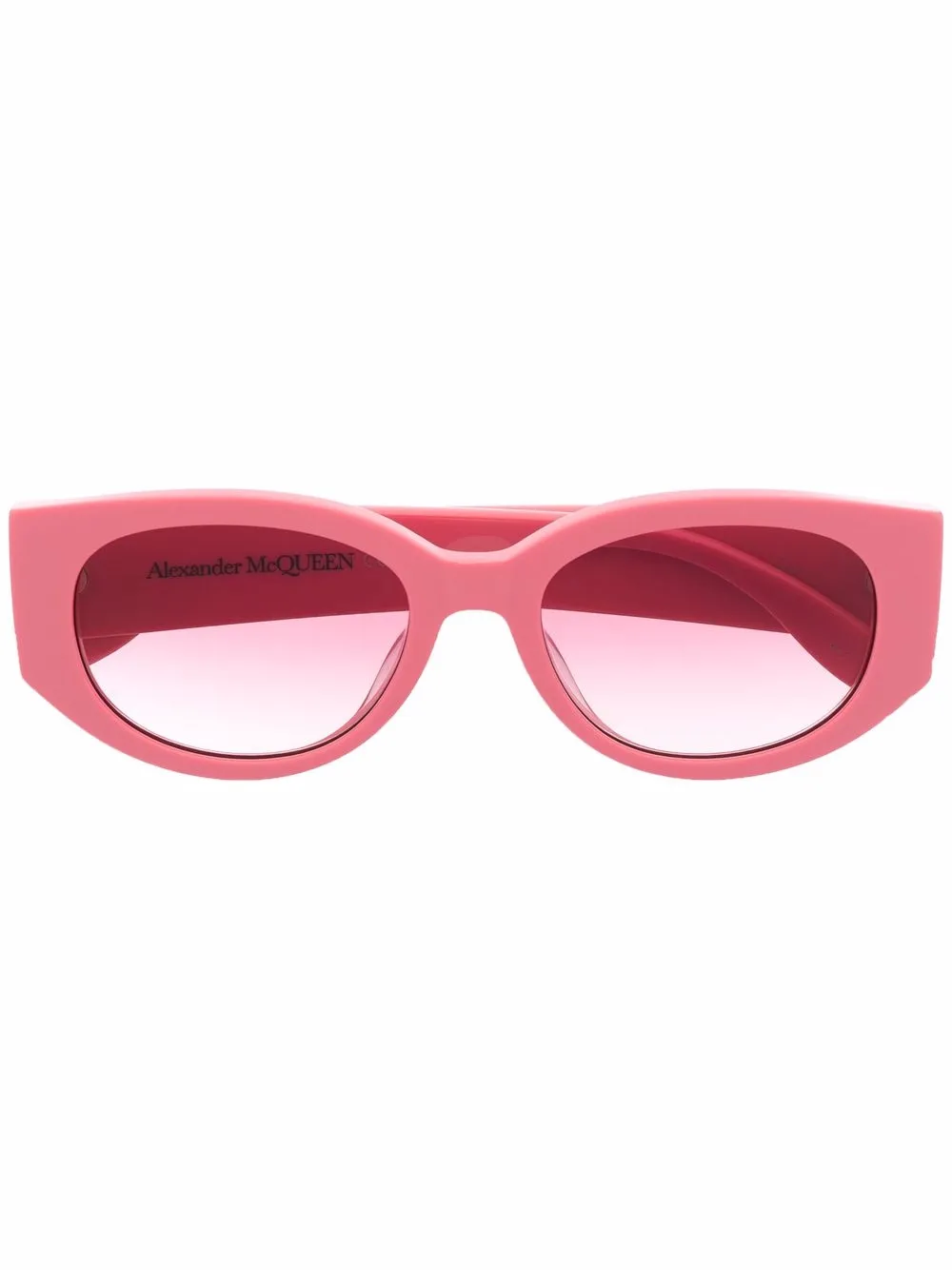 

Солнцезащитные очки Graffiti с логотипом Alexander McQueen Eyewear, розовый