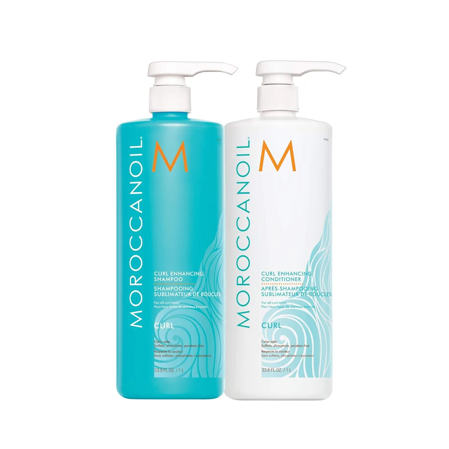 Набор шампуня и кондиционера Moroccanoil для усиления завивки, 950 г.