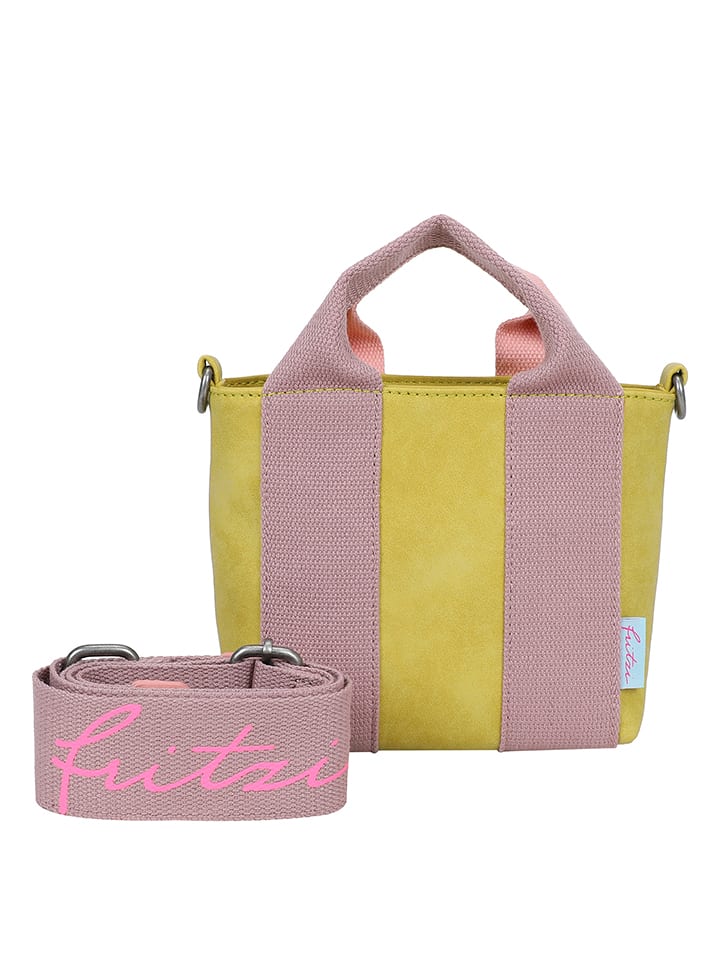 

Fritzi aus Preußen Сумка с ручкой, желто-розового цвета - (Ш)20 x (В)15,5 x (Г)7 см