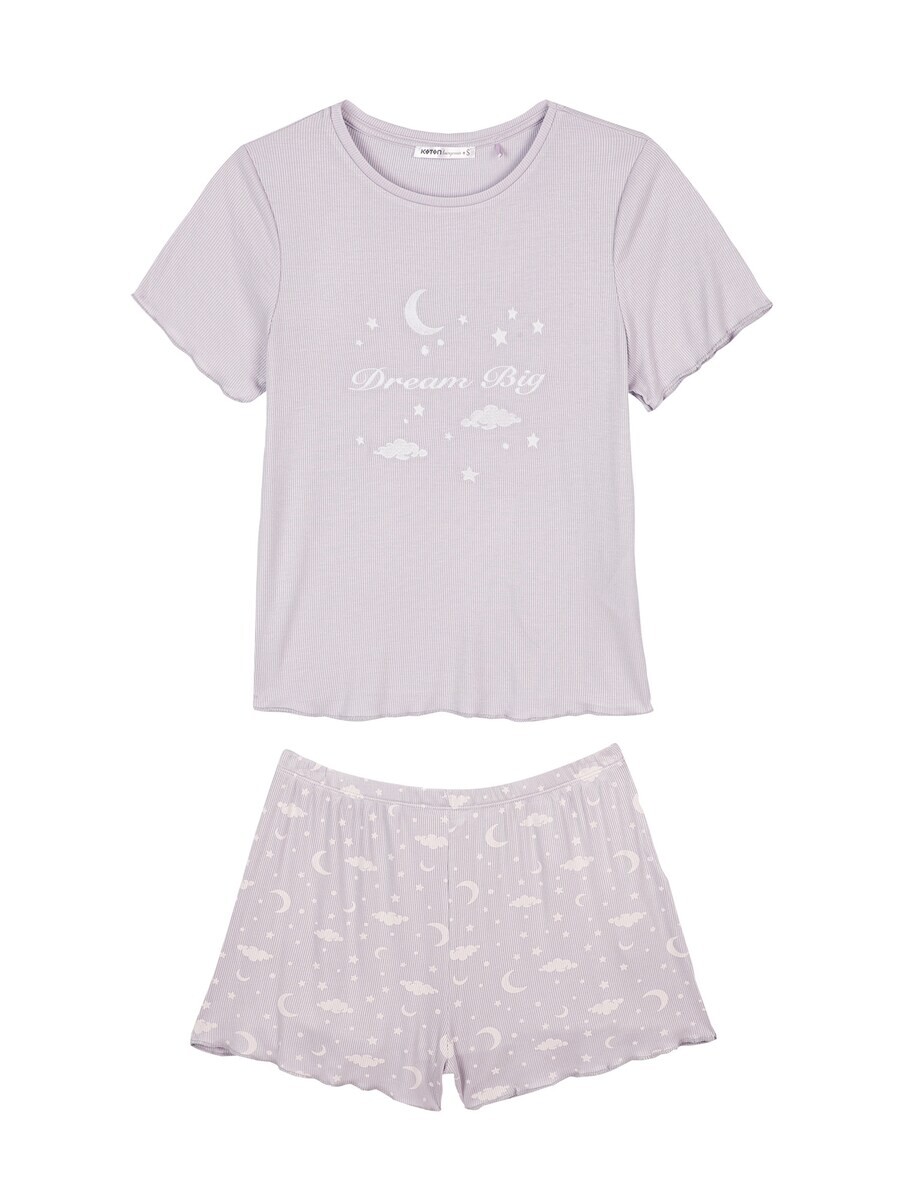 

Пижама Koton Pajama, фиолетовый