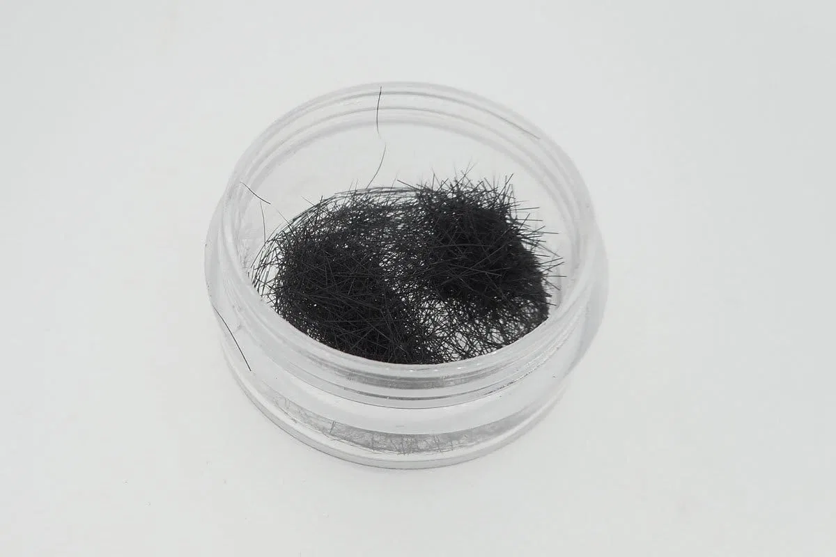Накладные ресницы для бровей I-curl black 0.2g 10 мм Eyebrow Extensions
