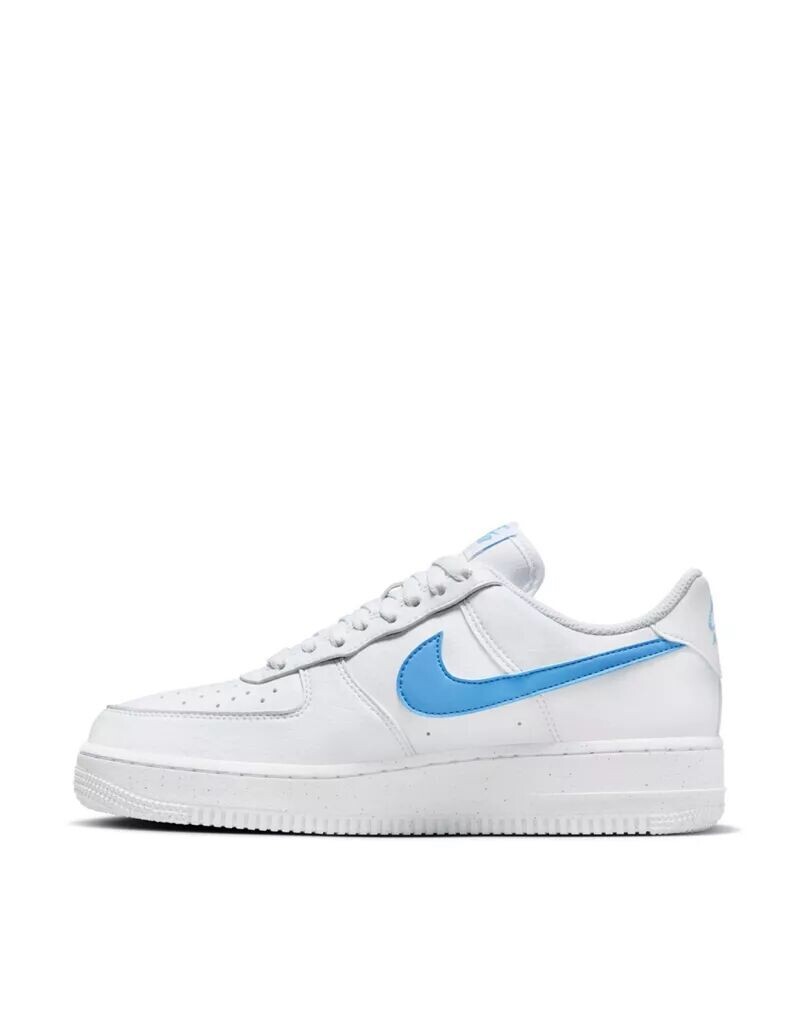 

Кроссовки Nike Air Force 1 '07, белый/голубой, Синий, Кроссовки Nike Air Force 1 '07, белый/голубой