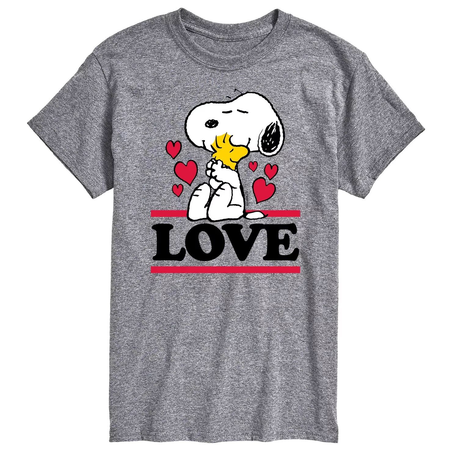 

Футболка Big & Tall Peanuts Love Snoopy Licensed Character
