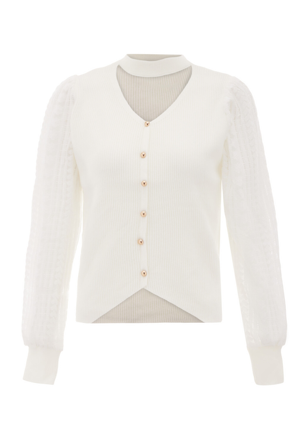 

Толстовка NAEMI Strickjacke, белый