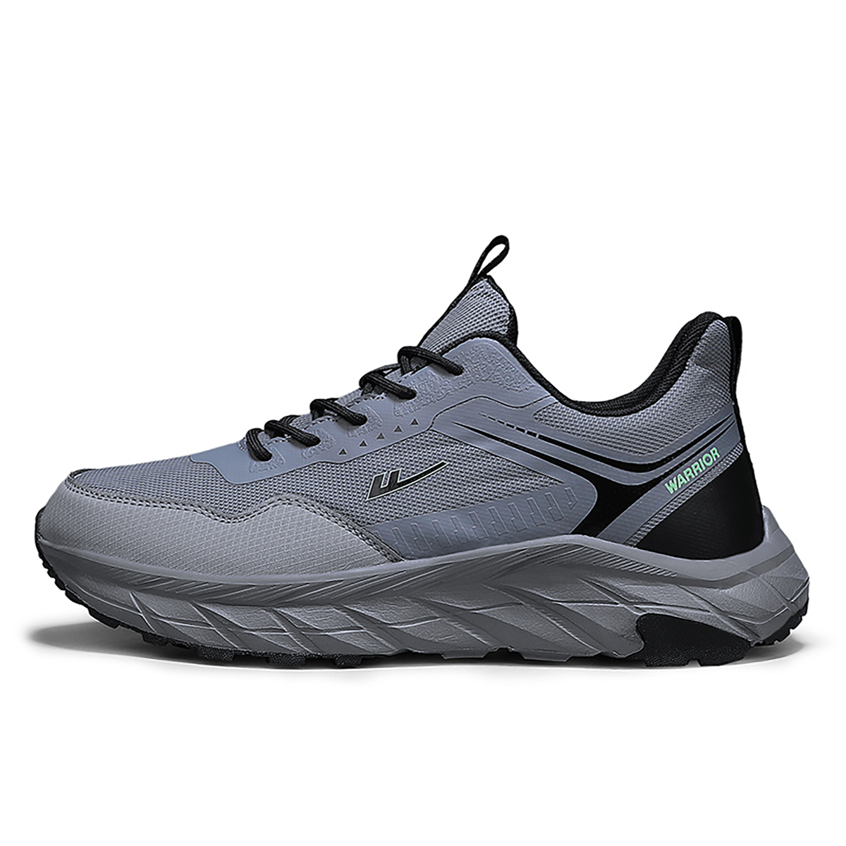 

Мужские серые кроссовки Warrior Cushioning с дышащей амортизацией и износостойкостью, серый