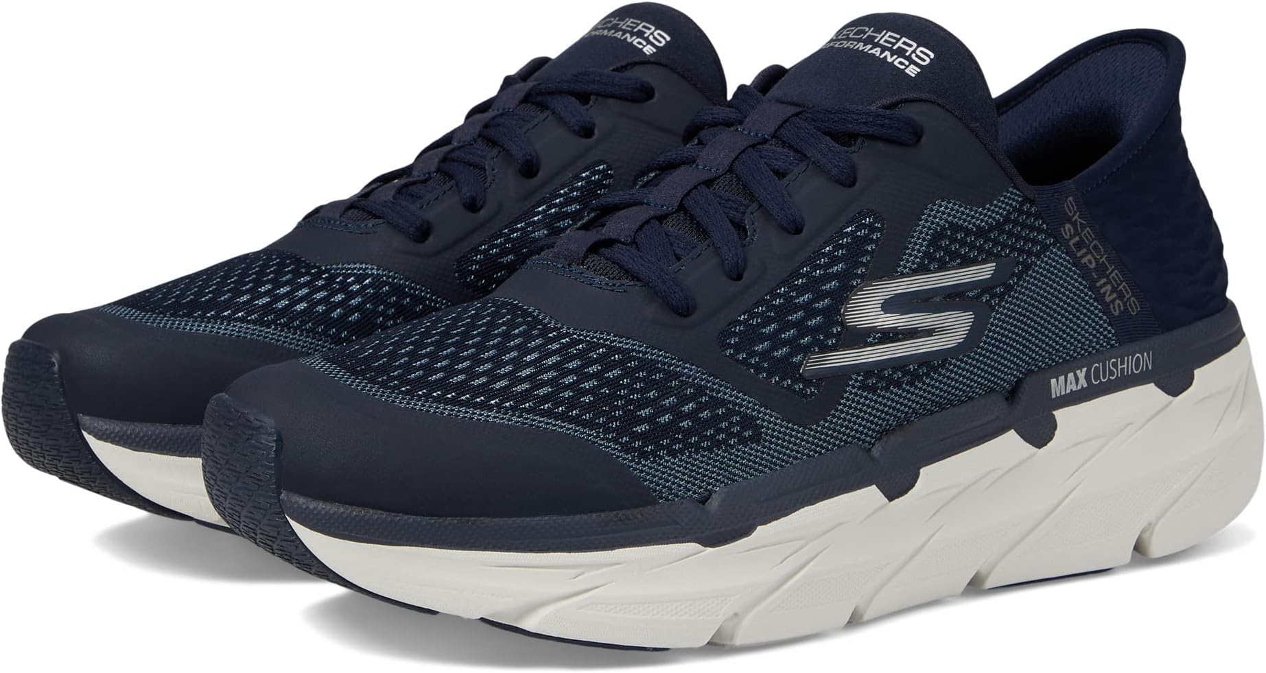 

Кроссовки SKECHERS Max Cushioning Premier Ascendant Hands Free Slip-Ins, темно-синий