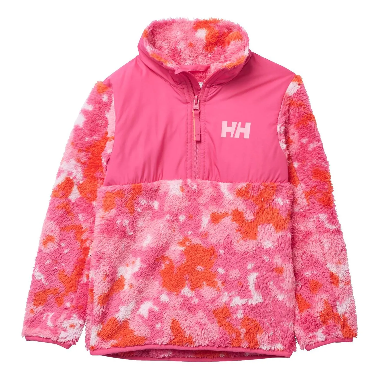 

Мидслой Champ с полузамком, для малышей Helly Hansen, Dragon Fruit Splash Camo