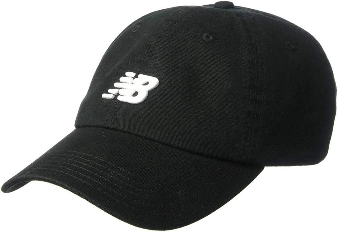 

New Balance Unisex-Adult Мужская и женская унисекс-кейс New Balance, 6-панельная, с закругленными краями, регулируемая, из хлопкового твила, Black