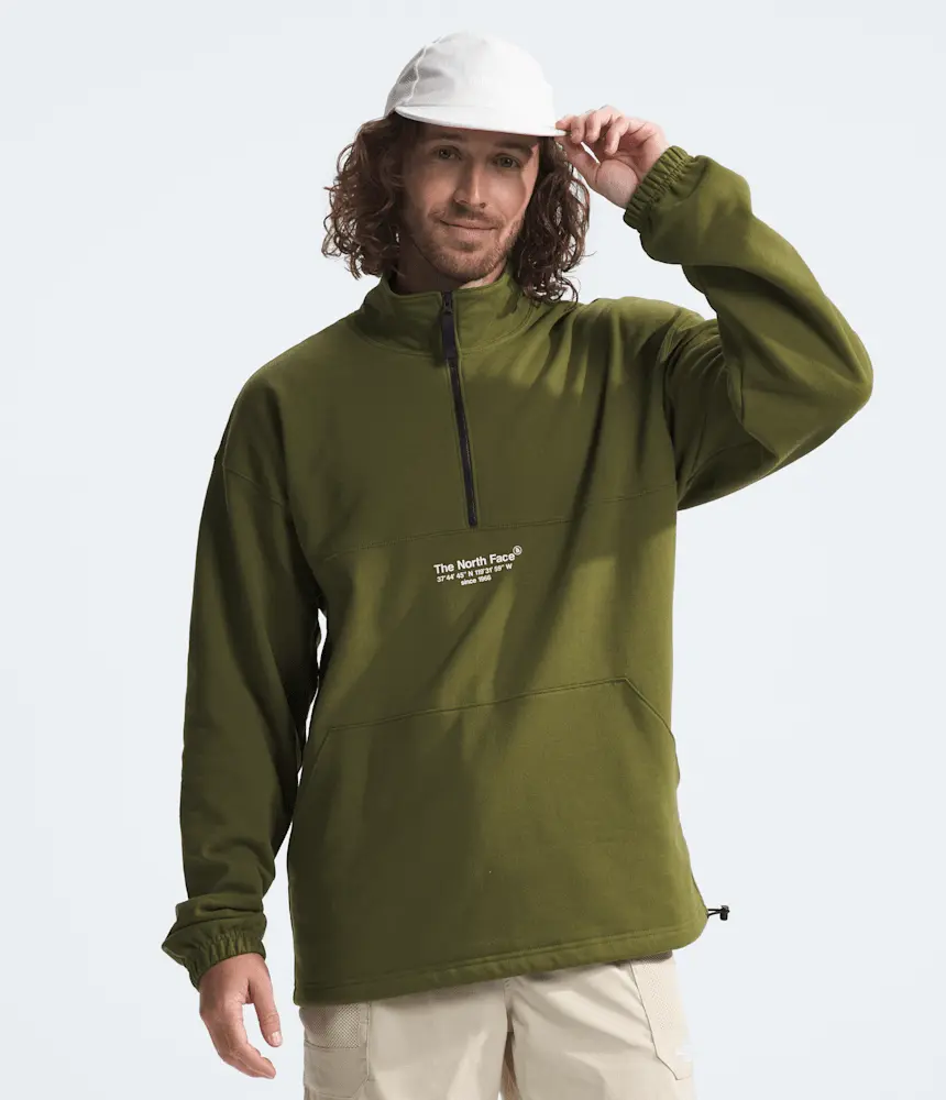 

Мужская флисовая кофта AXYS с застежкой-молнией на ¼ The North Face, Forest Olive