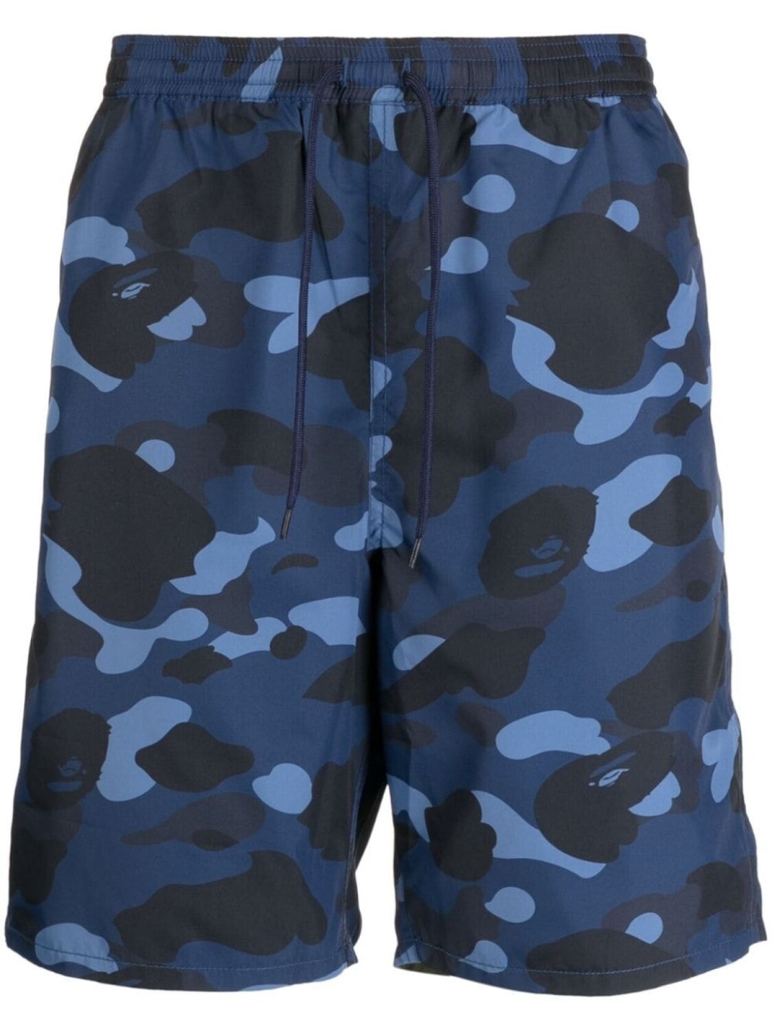 

A Bathing Ape шорты с камуфляжным узором, синий