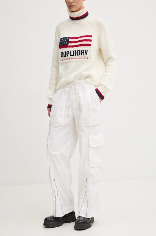 

Брюки Abercrombie & Fitch, бежевый