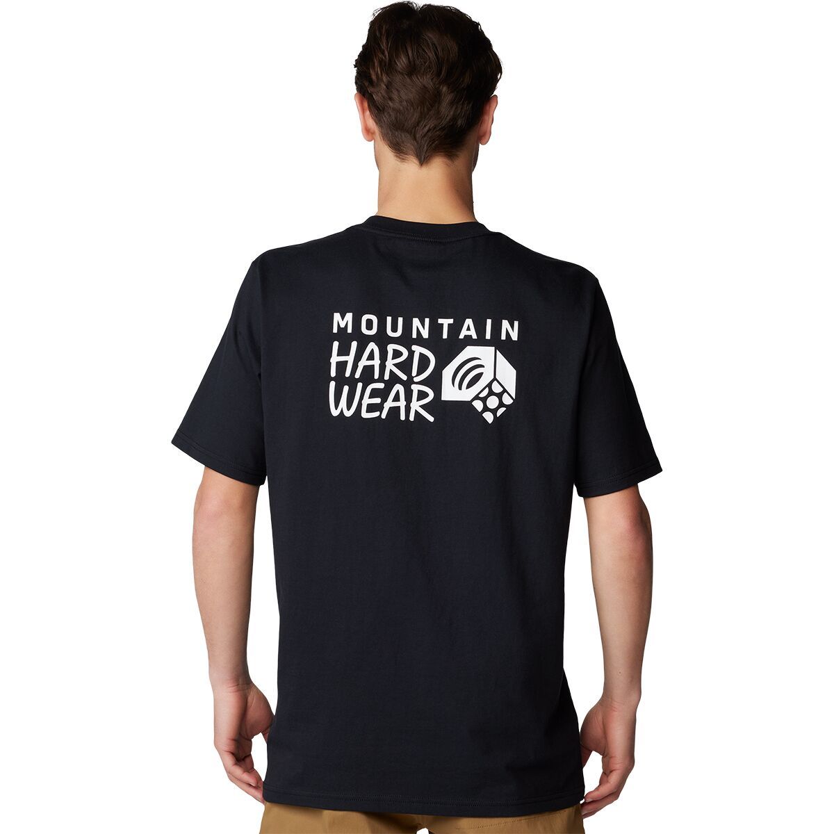 

Короткий рукав с логотипом на спине Mountain Hardwear, черный