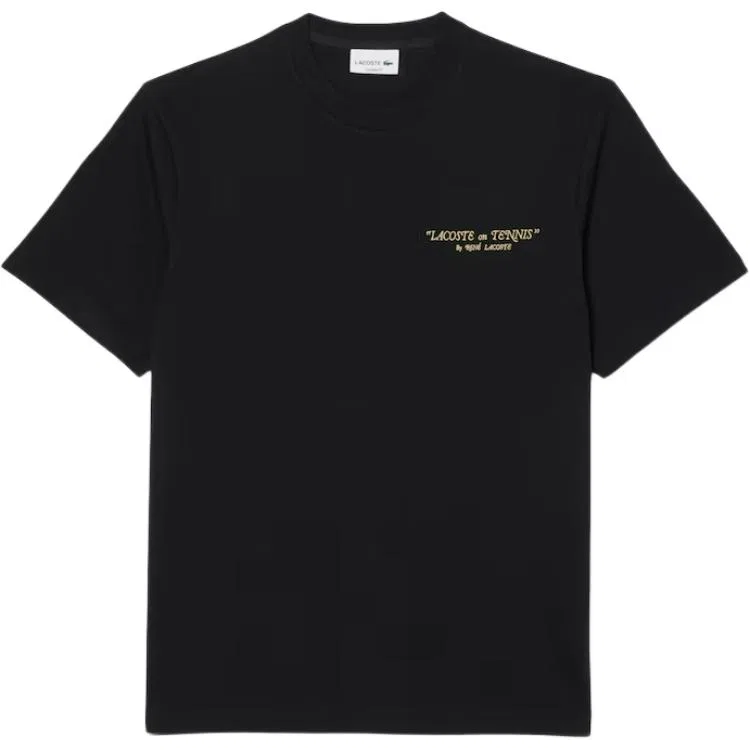 Футболка теннисная с принтом LACOSTE, White — фото 4