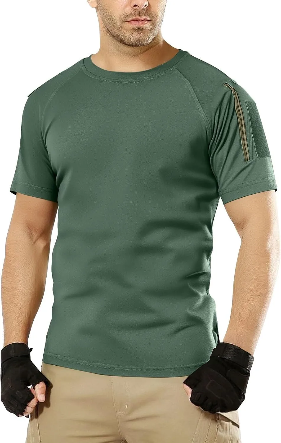 

Мужская футболка с коротким рукавом Casual Crew Neck Stretch для тренировок