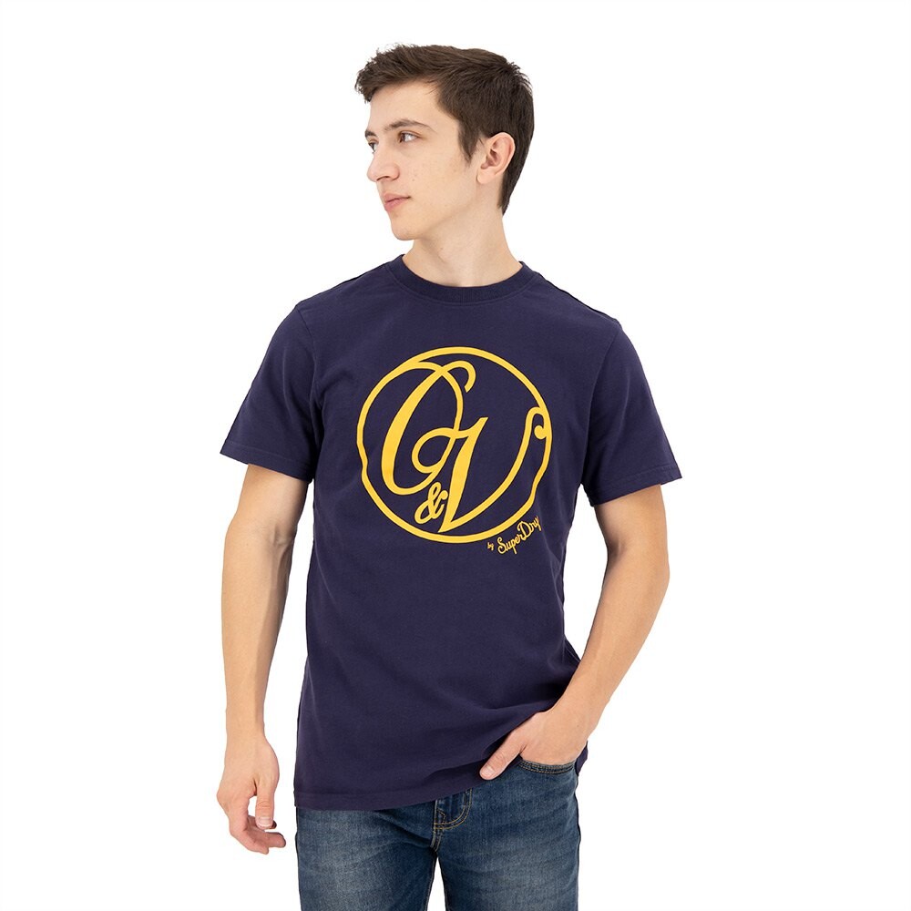 

Футболка Superdry Vintage Ov Monogram, синий