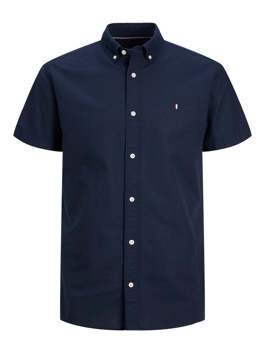 

Рубашка на пуговицах классического кроя JACK & JONES Summer, темно-синий