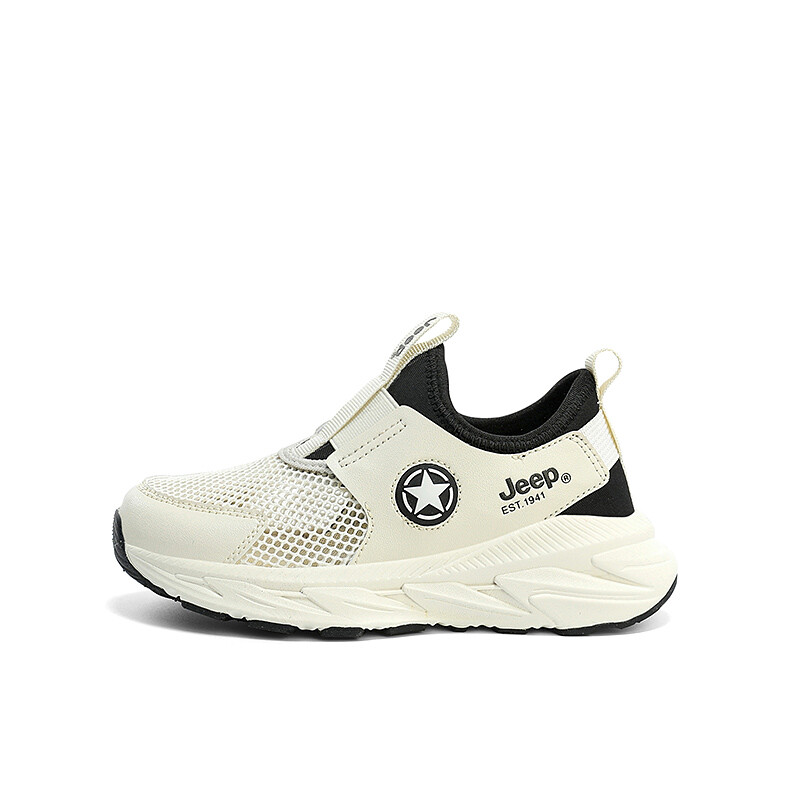

Кроссовки Jeep Kids Outdoor Shoes Kids Low-top Black/Beige, черный