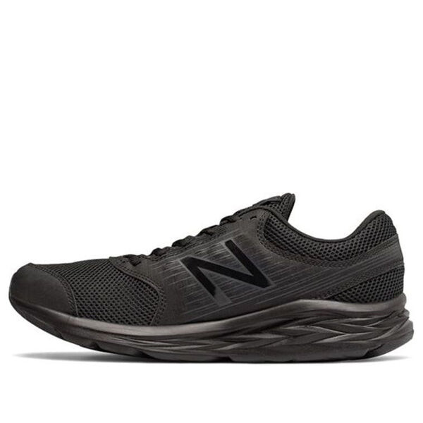 

Кроссовки mens black New Balance, черный