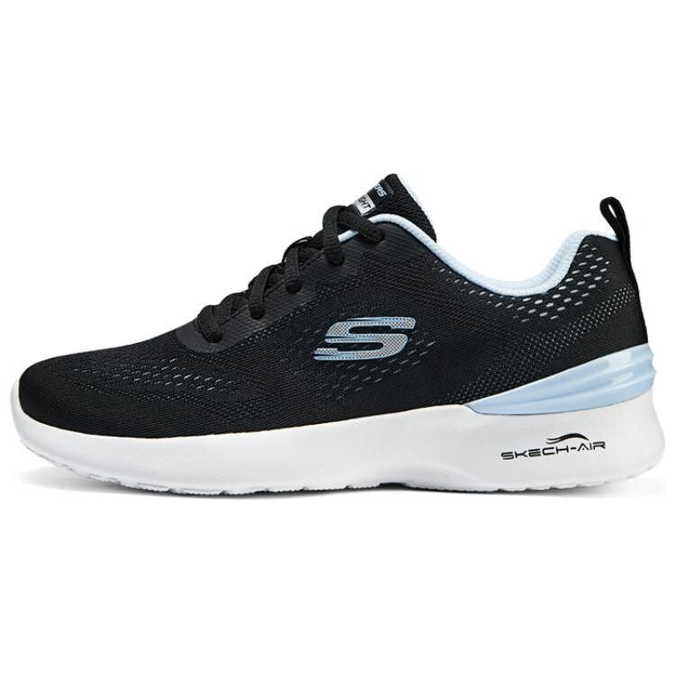 

Кроссовки женские с низким верхом, черные Skechers