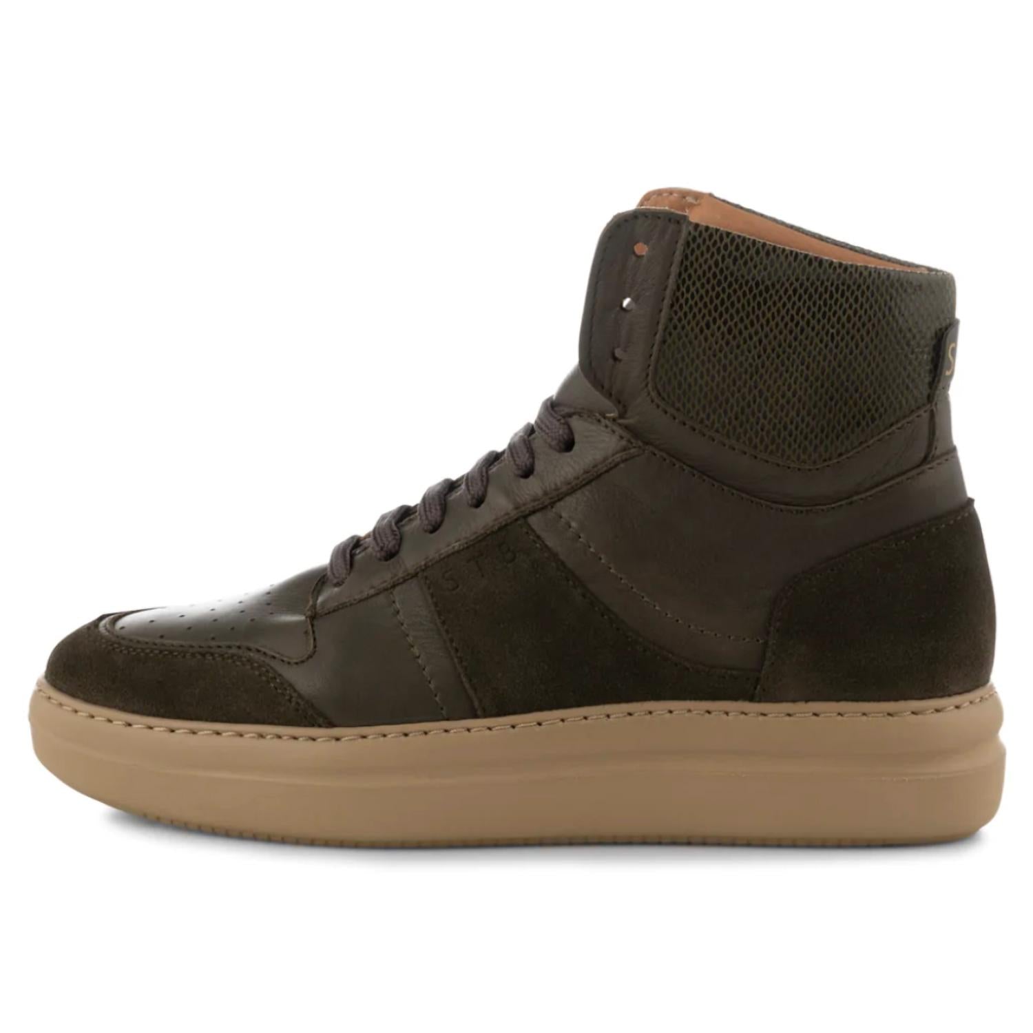 Женские высокие кроссовки Valda цвета хаки Shoe the Bear — фото 2