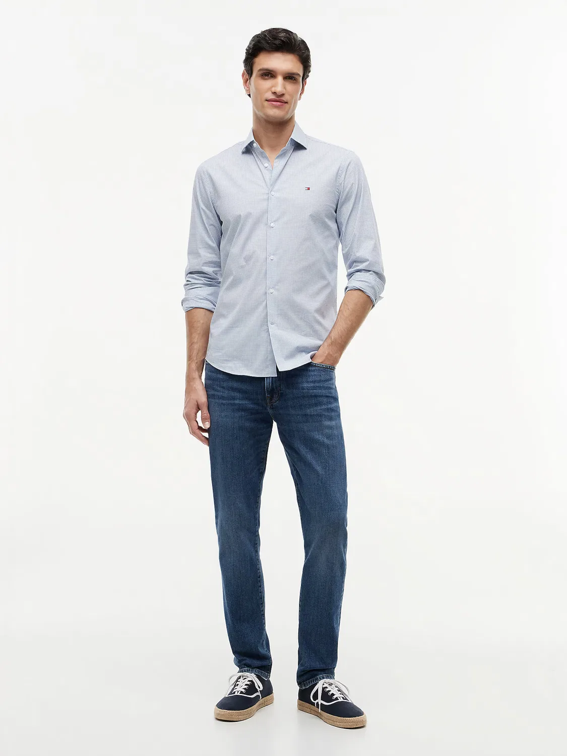 Обычные джинсы 'Дентон' Tommy Hilfiger, Dark Blue — фото 3