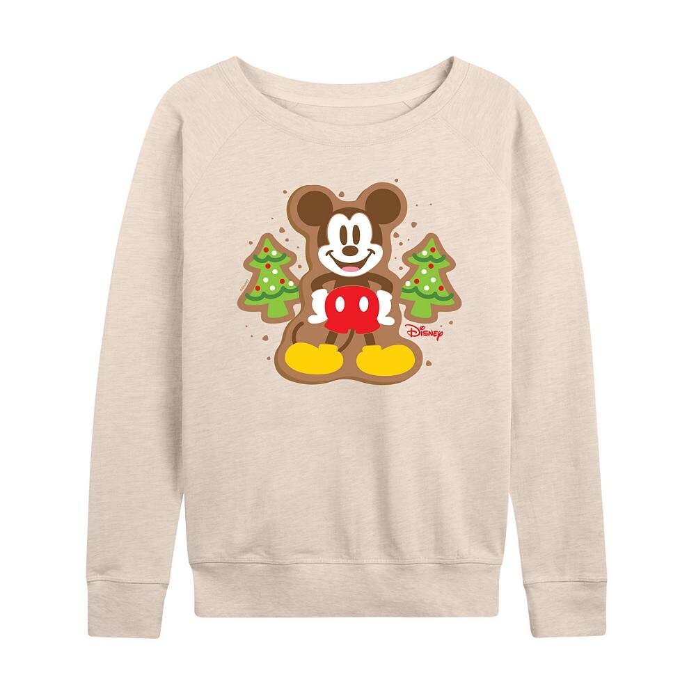 

Легкий женский свитшот из френч терри Disney's Mickey Mouse Cookie, бежевый