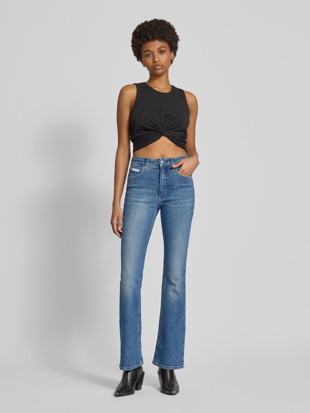 

Джинсы облегающего кроя с пятью карманами Calvin Klein Jeans