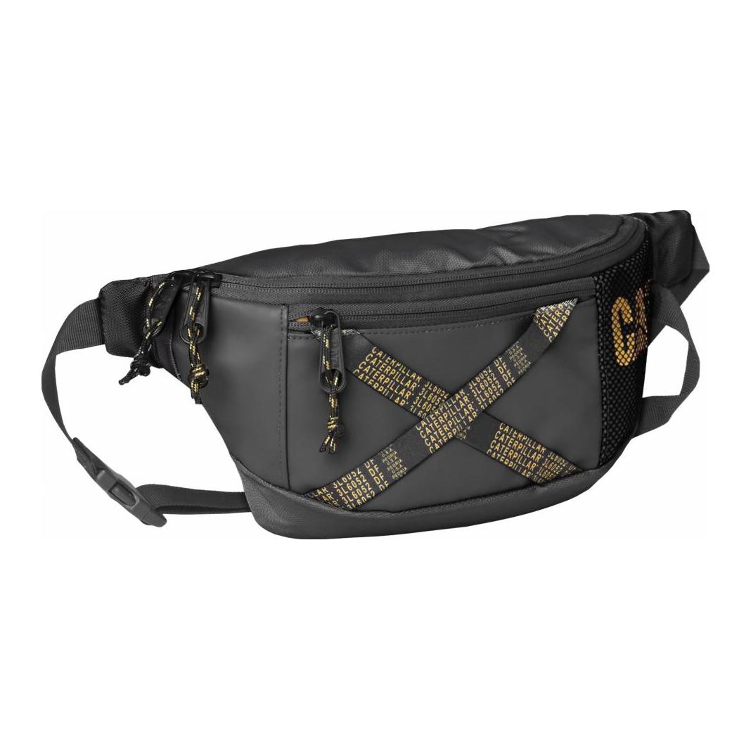 

CAT Polyurethane Fanny Pack Extra Large Men's Black, Black