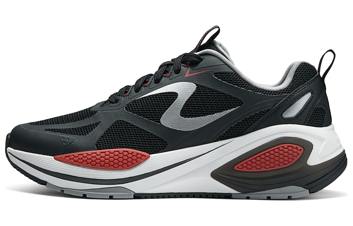 

Кроссовки Skechers Sport Lifestyle Shoes Men Low-top Black/Red, черный/красный