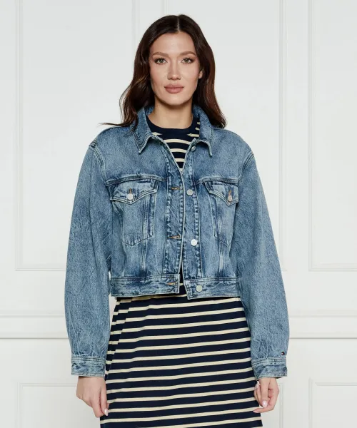 

Джинсовая куртка Cropped fit Tommy Hilfiger, синий