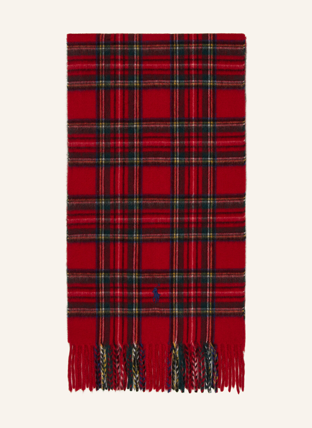 

Кашемировый шарф Polo Ralph Lauren, красный