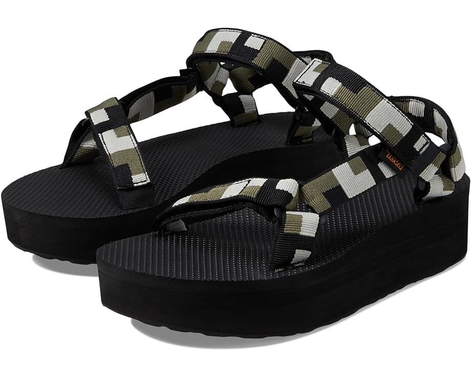 

Сандалии Teva Flatform Universal, цвет Retro Shapes Black