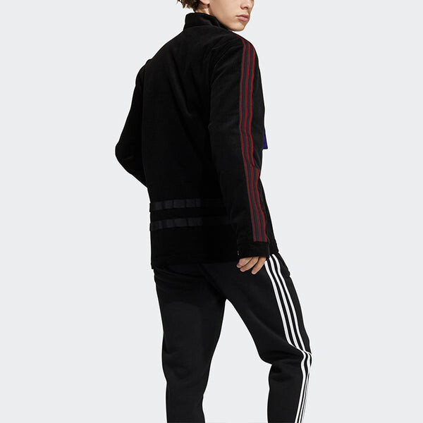 Куртка originals men's cny coach jacket black Adidas, черный — фото 3