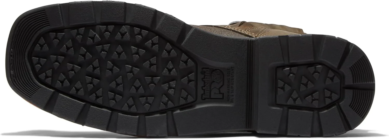Мужские рабочие ботинки Timberland PRO True Grit 8 дюймов с композитным защитным носком, водонепроницаемой боковой молнией и в стиле вестерн — фото 4