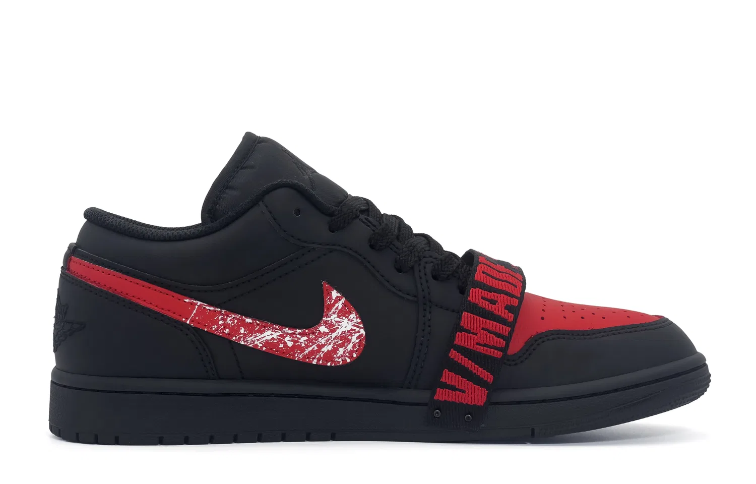 Кроссовки баскетбольные Border Blaze Leather Low Jordan Black — фото 3