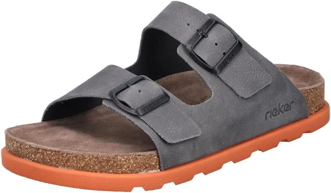 Мужские классические сандалии Rieker 21190, мужские сандалии, Grey 40