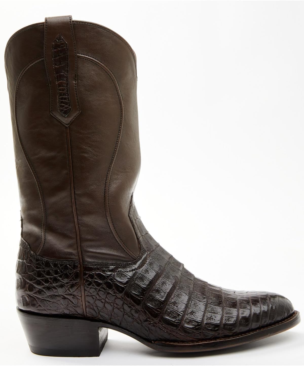 Мужские ковбойские сапоги Cody James Black 1978 Chapman Exotic Caiman Belly Western - Bbxfa23l4-2, шоколадный — фото 2