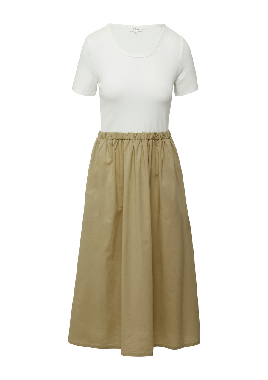 

Платье s.Oliver, цвет Light brown/White
