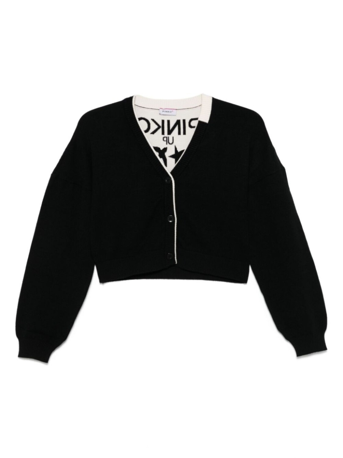 

Кардиган Pinko Kids Love Birds, черный